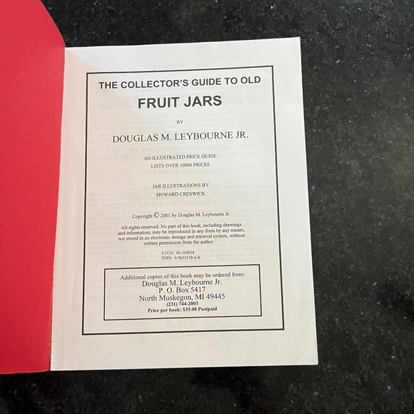 The Collector's Guide to Old Fruit Jars Red Book 9 by Leybourne 2001 - Picture 2 of 4